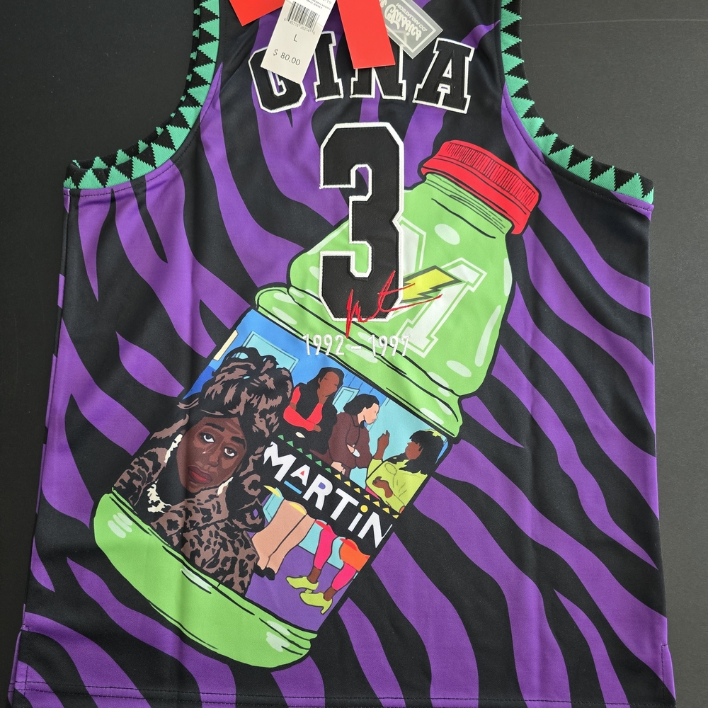 Brand New Damn Gina Youth BB Jersey L
